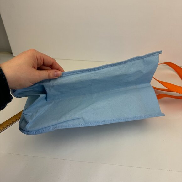 Kellogg Tony the Tiger Character Reusable Tote Bag 2013 Blue Orange Cloth Thin - Picture 13 of 14